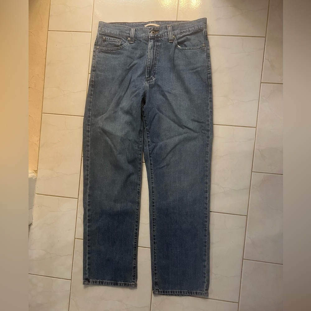 L.L. Bean Men's Blue Denim Natural Fit Jeans